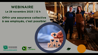 Offrir une assurance collective à ses employés, c'est possible. 28-11-2023